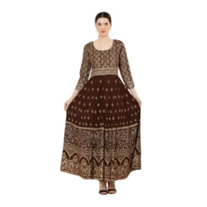 PID-63362-Women-s-Casual-Rayon-3-4th-Sleeves-Dress-Brown-1-1000x1000-1.webp