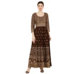 PID-63362-Women-s-Casual-Rayon-3-4th-Sleeves-Dress-Brown-4-1000x1000-1.webp