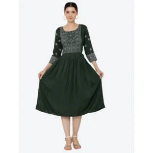 PID-63367-Women-s-Casual-Rayon-3-4th-Sleeves-Dress-Green-1-1000x1000-1.webp