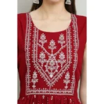 PID-63372-Women-s-Casual-Rayon-3-4th-Sleeves-Kurti-Maroon-3-1000x1000-1.webp