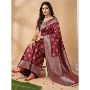 PID-65246-Women-s-Silk-Blend-Printed-Saree-With-Unstitched-Blouse-5-5-Mtr-Maroon-3-1000x1000-1.webp