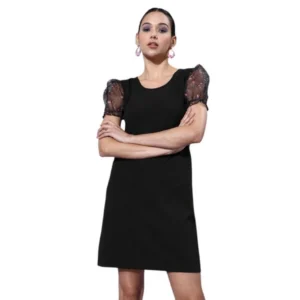PID-65356-Women-s-Organza-And-Polyester-Lycra-Floral-Short-Sleeve-Dress-Black-1-1000x1000-1.webp