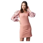 PID-65358-Women-s-Polyester-Lycra-And-Organza-Floral-Balloon-Sleeve-Dress-Pink-1-1000x1000-1.webp