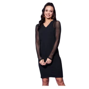 PID-65369-Women-s-Polyester-And-Net-Solid-Long-Sleeves-Dress-Black-1-1000x1000-1.webp