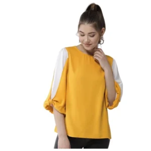 PID-65474-Women-s-Polyester-Colour-Block-Slit-Sleeve-Top-Yellow-and-White-1-1000x1000-1.webp