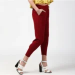 PID-65509-Women-s-Polyester-Solid-Elasticated-Trousers-Maroon-4-1000x1000-1.webp