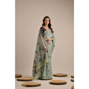 PID-65684-Generic-Women-S-Blended-Cotton-Floral-Motifs-And-Woven-Buttas-Saree-With-Unstitched-Blous-1000x1000-2.webp