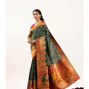 PID-65709-Generic-Women-S-Faux-Banarasi-Woven-Motifs-Saree-With-Unstitched-Blouse-5-5-Mtr-Dark-Gree-1000x1000-1.webp