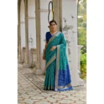 PID-65726-Generic-Women-S-Silk-Blend-Ethnic-Ikat-Pattern-Saree-With-Unstitched-Blouse-5-5-Mtr-Teal-1000x1000-1.webp