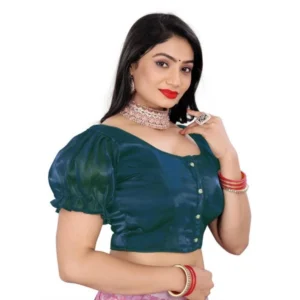 PID-65835-Women-s-Elastic-Sleeve-Jimmy-Plain-Designer-Neck-Readymade-Blouse-Teal-38-Alterable-up-1000x1000-2.webp