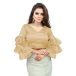 PID-65847-Women-s-Layered-Ruffle-Sleeve-Organza-Solid-V-Neck-Readymade-Blouse-Beige-Free-Size-up-1000x1000-4.webp