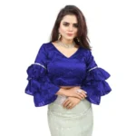 PID-65849-Women-s-Layered-Ruffle-Sleeve-Organza-Solid-V-Neck-Readymade-Blouse-Blue-Free-Size-up-t-1000x1000-4.webp