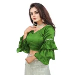 PID-65852-Women-s-Layered-Ruffle-Sleeve-Organza-Solid-V-Neck-Readymade-Blouse-Light-Green-Free-Siz-1000x1000-1.webp