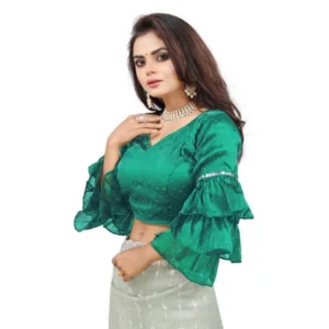 PID-65857-Women-s-Layered-Ruffle-Sleeve-Organza-Solid-V-Neck-Readymade-Blouse-Rama-Free-Size-up-t-1000x1000-1.webp