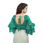PID-65857-Women-s-Layered-Ruffle-Sleeve-Organza-Solid-V-Neck-Readymade-Blouse-Rama-Free-Size-up-t-1000x1000-3.webp