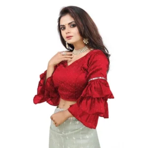 PID-65858-Women-s-Layered-Ruffle-Sleeve-Organza-Solid-V-Neck-Readymade-Blouse-Red-Free-Size-up-to-1000x1000-1.webp