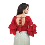 PID-65858-Women-s-Layered-Ruffle-Sleeve-Organza-Solid-V-Neck-Readymade-Blouse-Red-Free-Size-up-to-1000x1000-2.webp