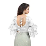 PID-65859-Women-s-Layered-Ruffle-Sleeve-Organza-Solid-V-Neck-Readymade-Blouse-White-Free-Size-up-1000x1000-3.webp