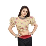 PID-65861-Women-s-Puff-Sleeve-Organza-Printed-V-Neck-Readymade-Blouse-Beige-38-Alterable-up-to-42-1000x1000-4.webp