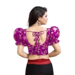 PID-65865-Women-s-Puff-Sleeve-Organza-Printed-V-Neck-Readymade-Blouse-Purple-38-Alterable-up-to-4-1000x1000-3.webp