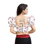 PID-65872-Women-s-Puff-Sleeve-Organza-Printed-V-Neck-Readymade-Blouse-White-38-Alterable-up-to-42-1000x1000-3.webp