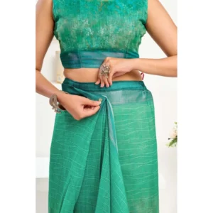 PID-65881-Women-s-Faux-Linen-Floral-Ready-to-wear-Saree-With-Unstitched-Blouse-5-5-Mtr-Green-5-1000x1000-1.webp
