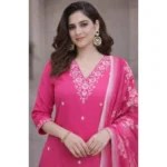 PID-65970-Women-s-Chanderi-Silk-Ethnic-Motif-V-Neck-Three-Quarter-Sleeve-Kurti-With-Pant-Dupatta-Se-1000x1000-1.webp