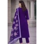 PID-65971-Women-s-Chanderi-Silk-Ethnic-Motif-V-Neck-Three-Quarter-Sleeve-Kurti-With-Pant-Dupatta-Se-1000x1000-2.webp