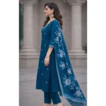 PID-65972-Women-s-Chanderi-Silk-Ethnic-Motif-V-Neck-Three-Quarter-Sleeve-Kurti-With-Pant-Dupatta-Se-1000x1000-3.webp
