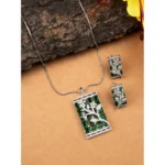PID-66296-Women-s-Brass-Silver-Plated-Pendant-Set-Green-3-1000x1000-1.webp