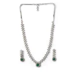 PID-66313-Women-s-Brass-Silver-Plated-Necklace-set-Green-2-1000x1000-1.webp