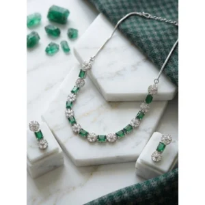 PID-66315-Women-s-Brass-Silver-Plated-Necklace-set-Green-1-1000x1000-1.webp