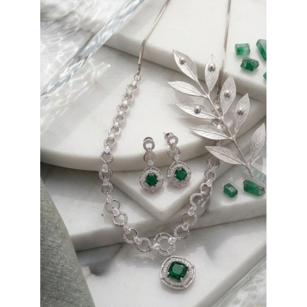 PID-66320-Women-s-Brass-Silver-Plated-Necklace-set-Green-1-1000x1000-1.webp