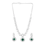 PID-66320-Women-s-Brass-Silver-Plated-Necklace-set-Green-2-1000x1000-1.webp