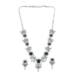 PID-66324-Women-s-Brass-Silver-Plated-Necklace-set-Green-2-1000x1000-1.webp