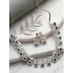 PID-66328-Women-s-Brass-Silver-Plated-Necklace-set-Green-1-1000x1000-1.webp