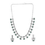 PID-66328-Women-s-Brass-Silver-Plated-Necklace-set-Green-2-1000x1000-1.webp