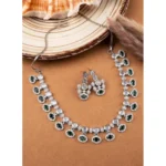 PID-66328-Women-s-Brass-Silver-Plated-Necklace-set-Green-3-1000x1000-1.webp
