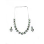 PID-66332-Women-s-Brass-Silver-Plated-Necklace-set-Green-2-1000x1000-1.webp