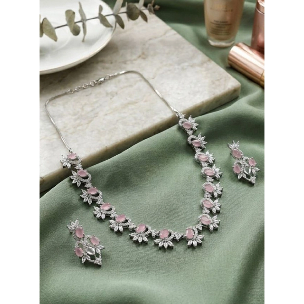 PID-66333-Women-s-Brass-Silver-Plated-Necklace-set-Pink-1-1000x1000-1.webp
