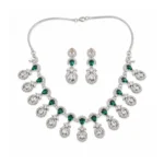 PID-66340-Women-s-Brass-Silver-Plated-Necklace-set-Green-2-1000x1000-1.webp