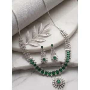 PID-66347-Women-s-Brass-Silver-Plated-Necklace-set-Green-1-1000x1000-1.webp